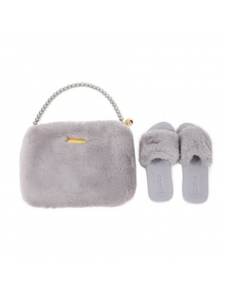 Schuh Teddy Stone mit Teddy Clutch