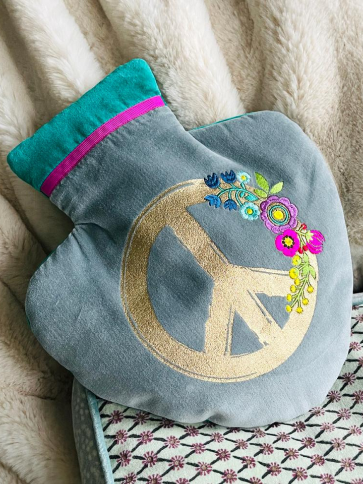 Wärmflasche Herz Peacesign 22
