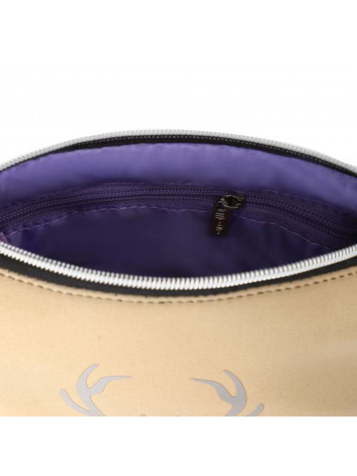 Tasche Cleo Hirsch in Beige Silber