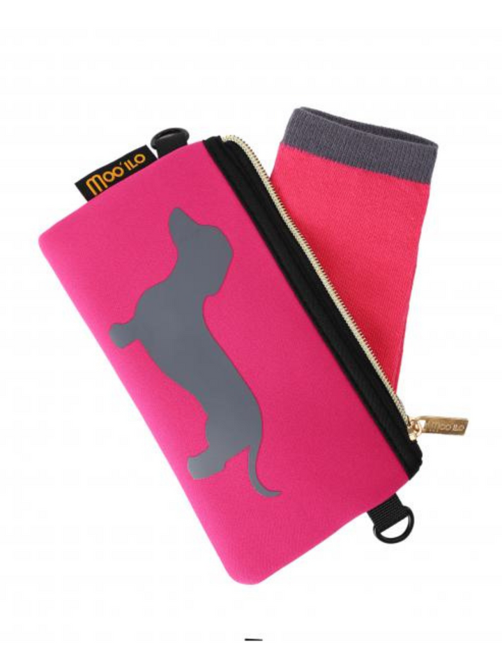Socken Dackel Pink