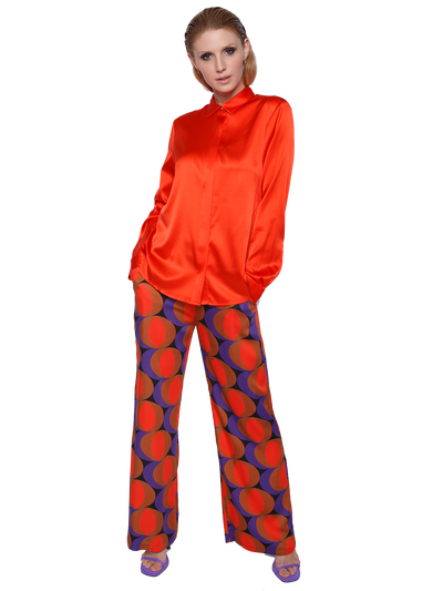 Seidenbluse Jule23 Red