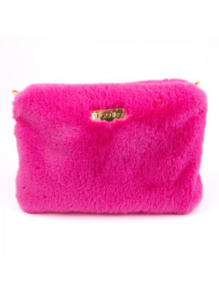 Schuh Teddy Pink mit Teddy Clutch
