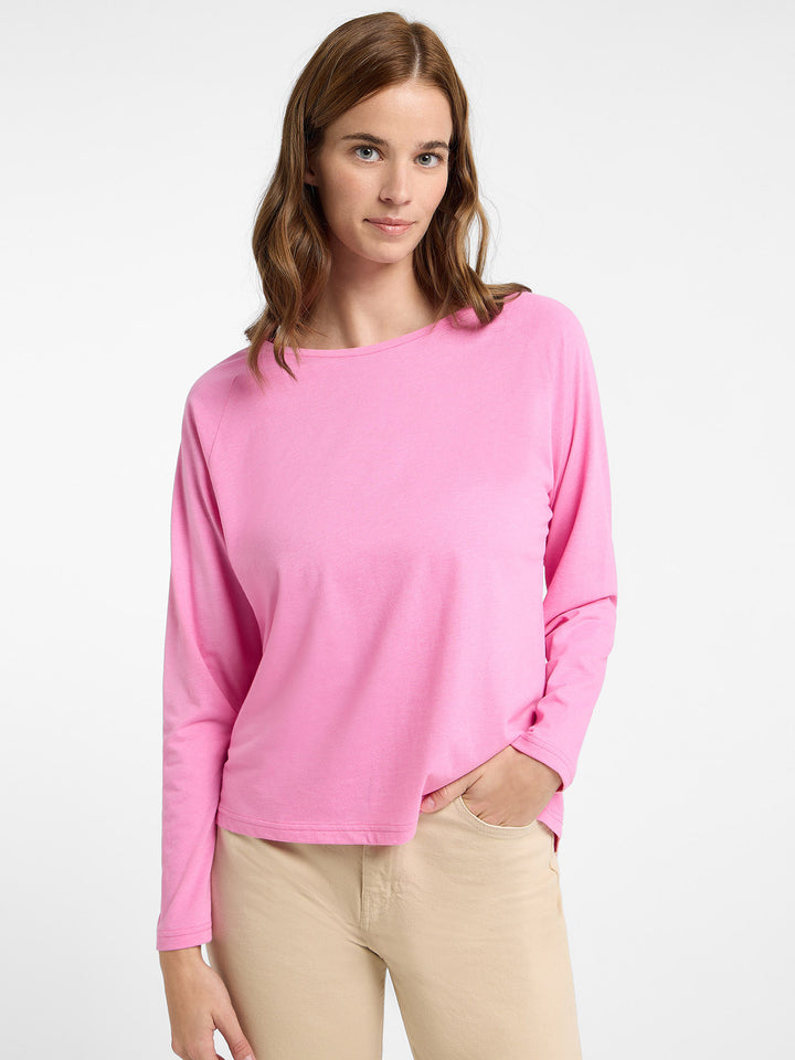 Longsleeve Tira Magenta Sky