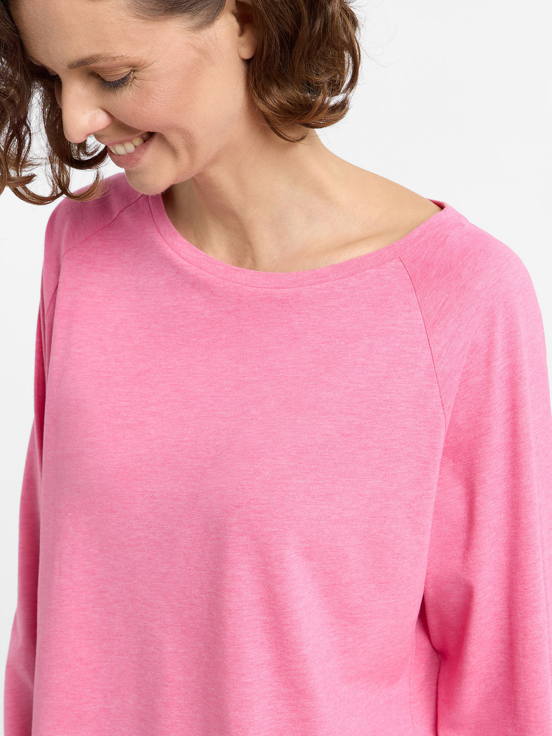 Longsleeve Tira Soda Pink Melange