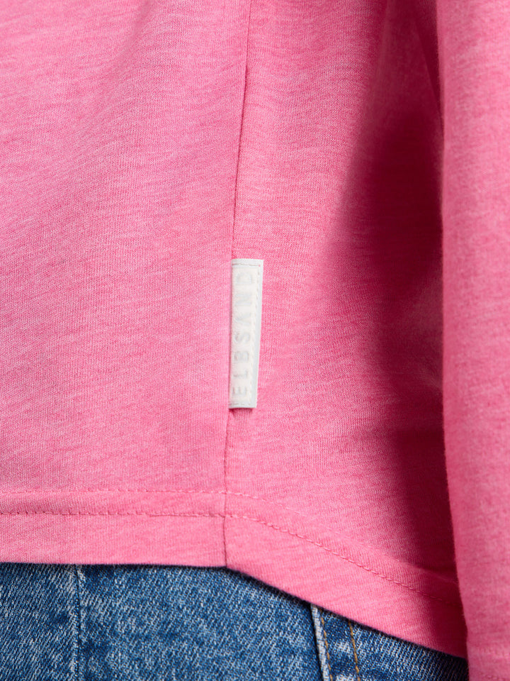 Longsleeve Tira Soda Pink Melange