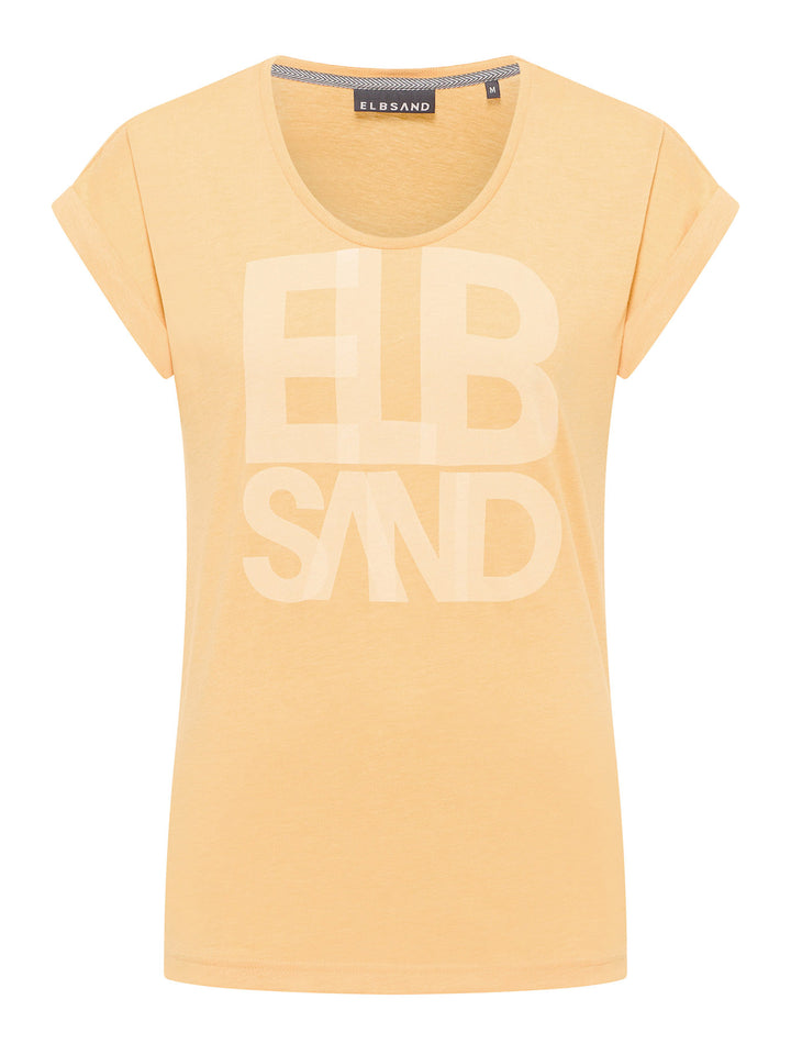 T-Shirt Eldis Orange Haze Melange