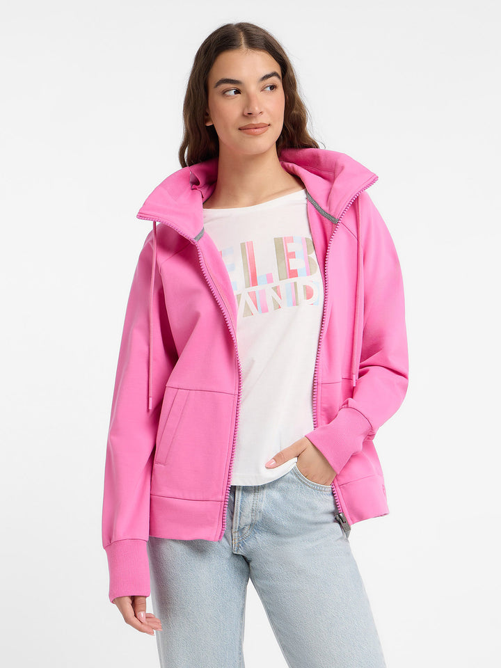 Sweatjacke Aina Magenta Sky