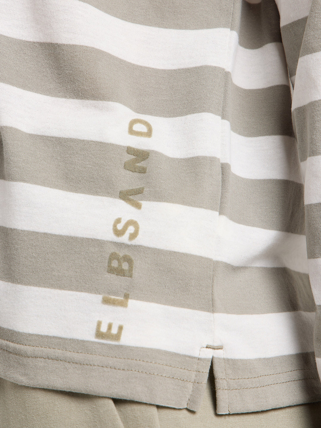 Longsleeve Milia Pale Fern Cloud White