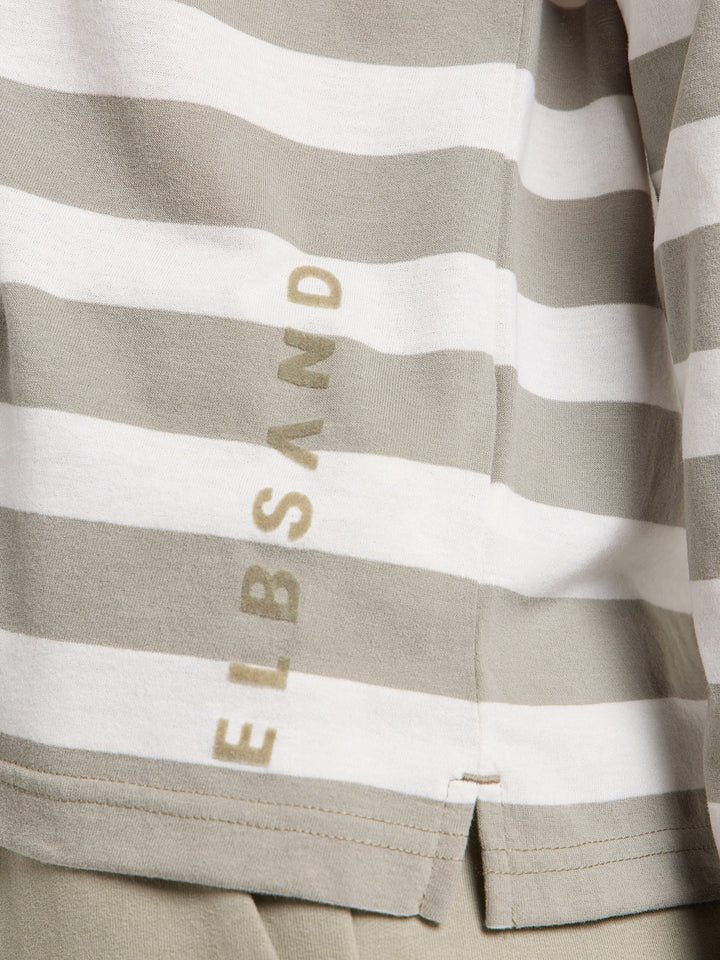 Longsleeve Milia Pale Fern Cloud White
