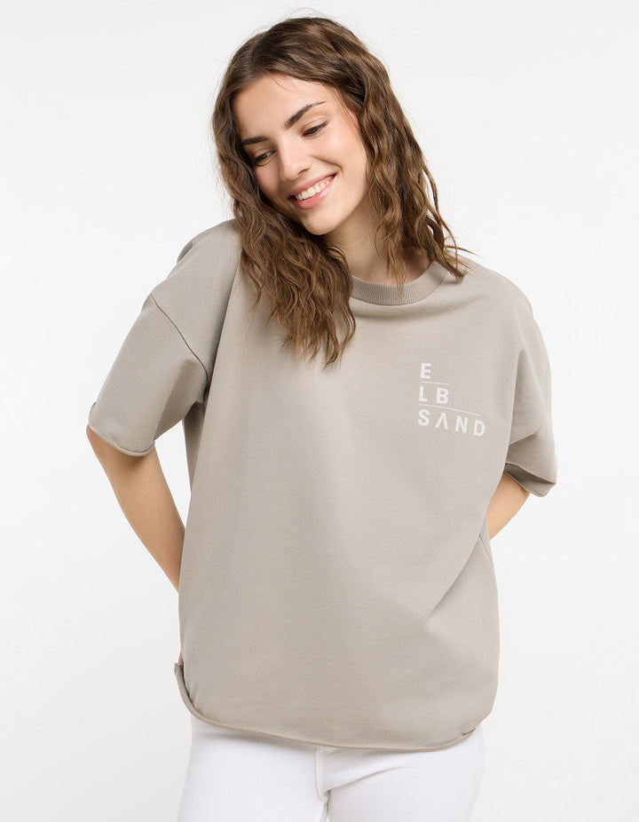 Sweatshirt Kurzarm Gaelle Soft Mud