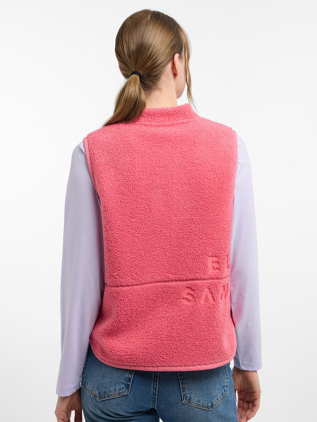 Teddyfleece Vest Nisa Vintage Rose