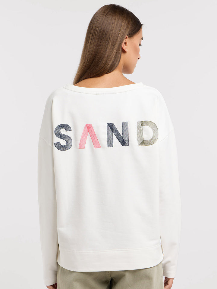 Sweatshirt Arvi Cloud White Multi