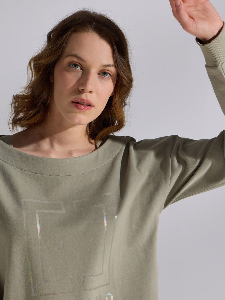 Sweatshirt Fenja Pale Fern