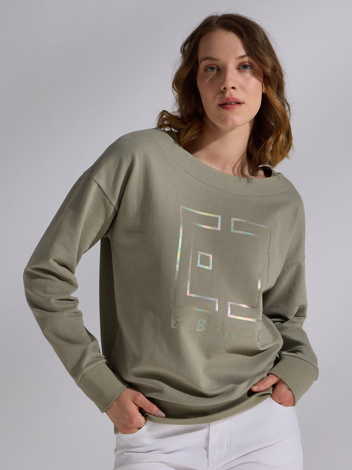 Sweatshirt Fenja Pale Fern