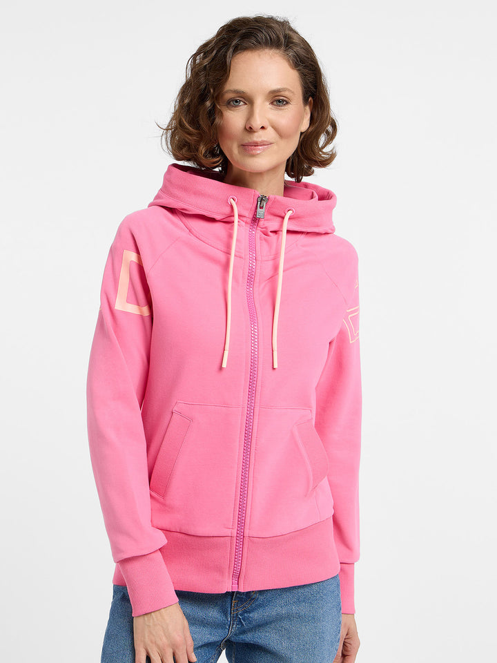 Hoodiejacket Kinea Soda Pink