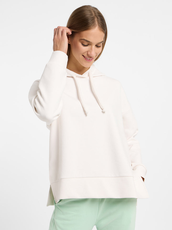 Hoodie Mette Cloud White