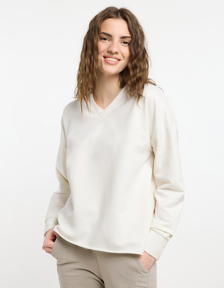 Sweatshirt Jördis Cloud White