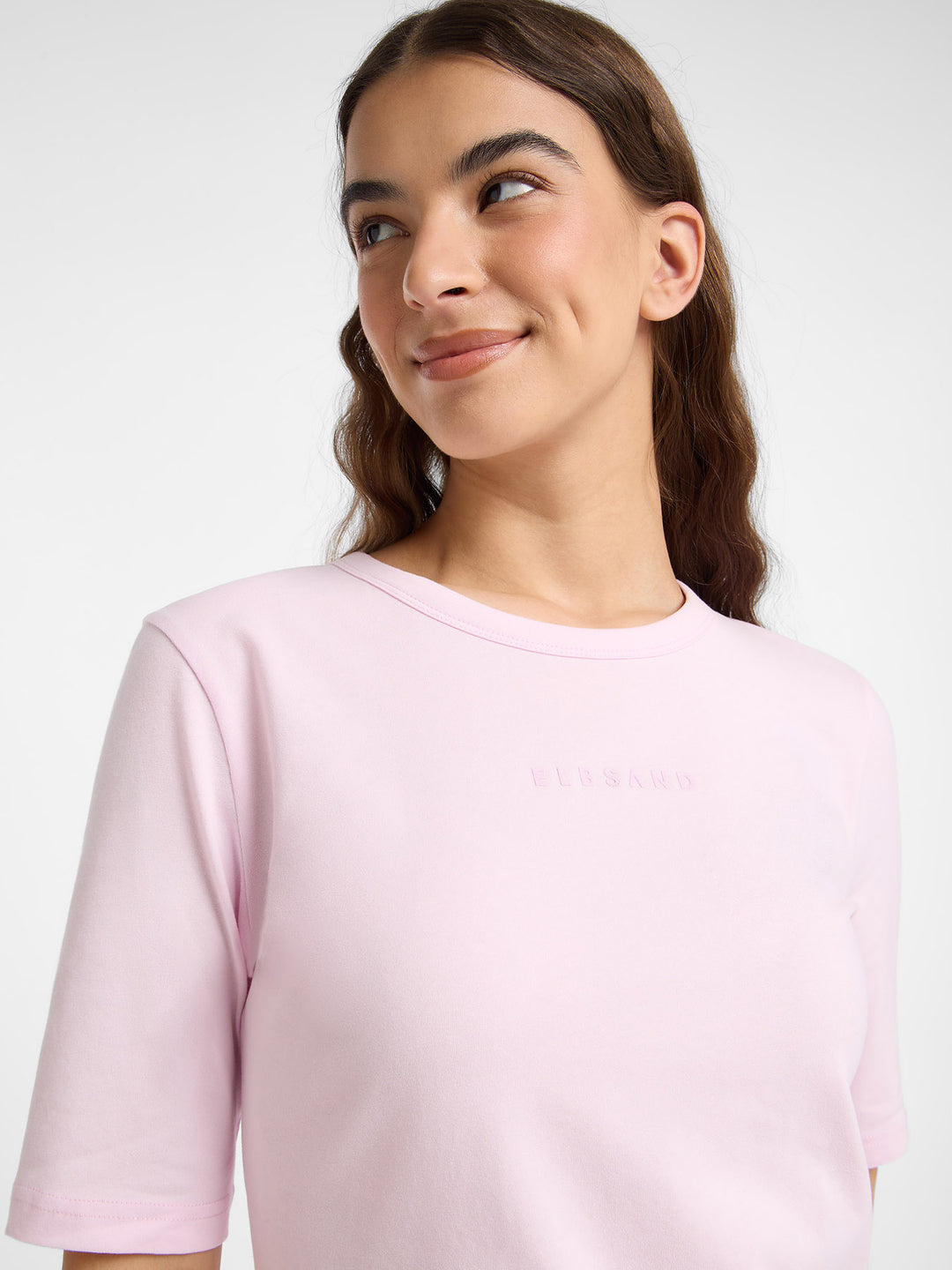 Halbarm T-Shirt Siva Soft Rose