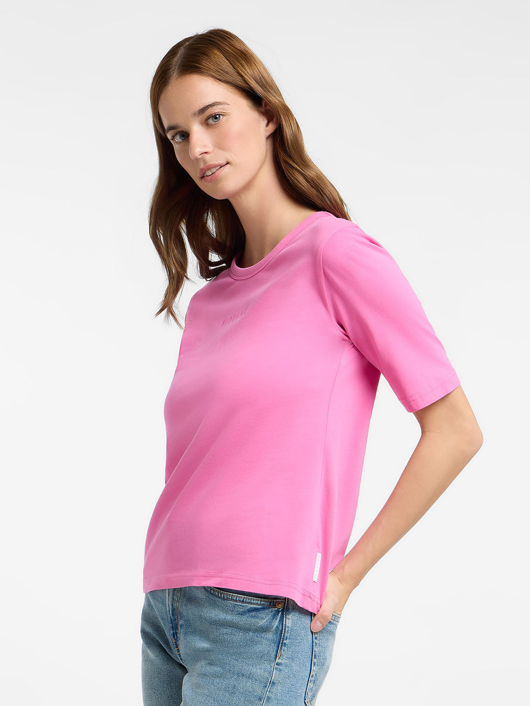 Halbarm T-Shirt Siva Magenta Sky