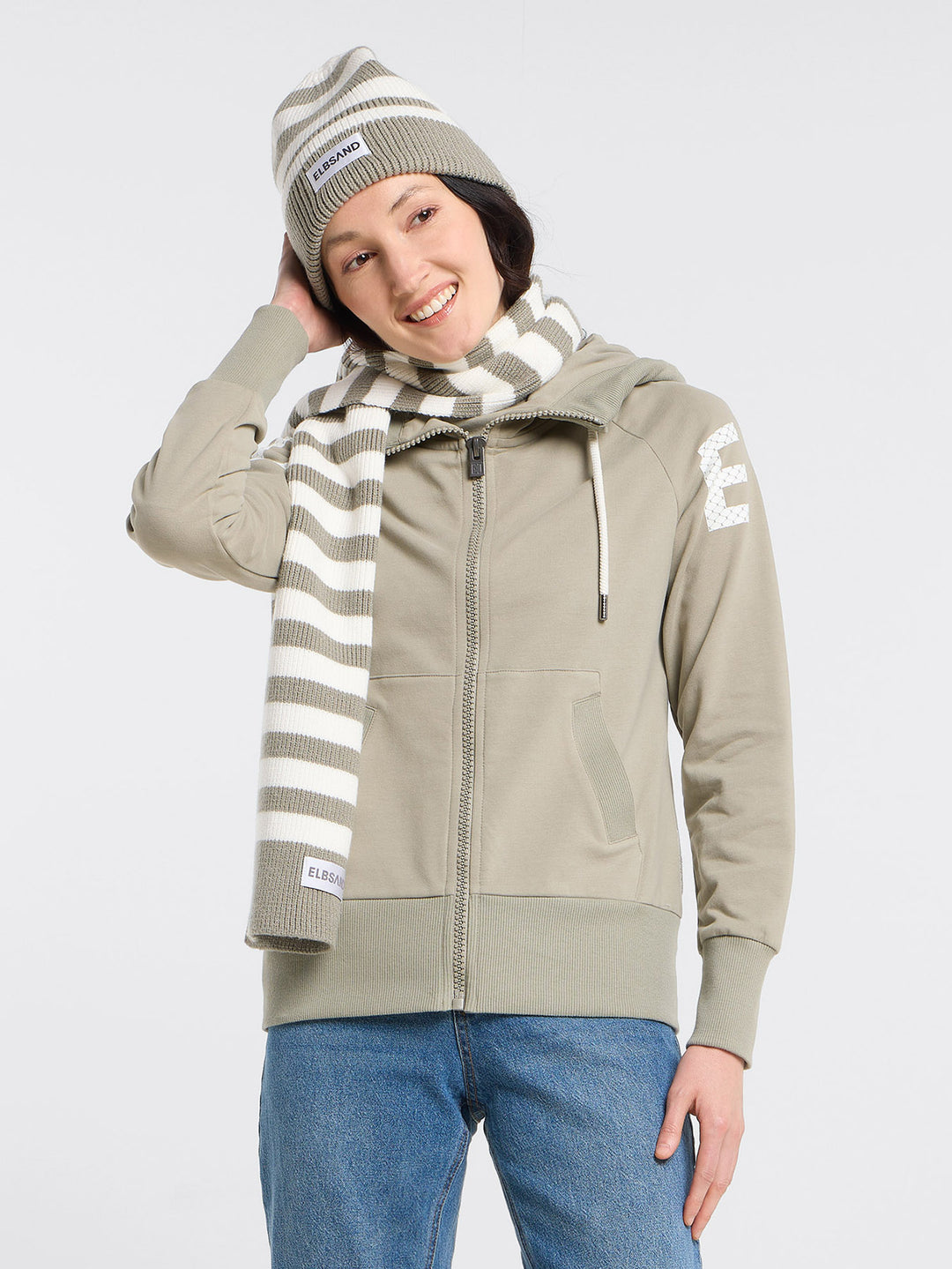 Sweatjacket Kalea Pale Fern