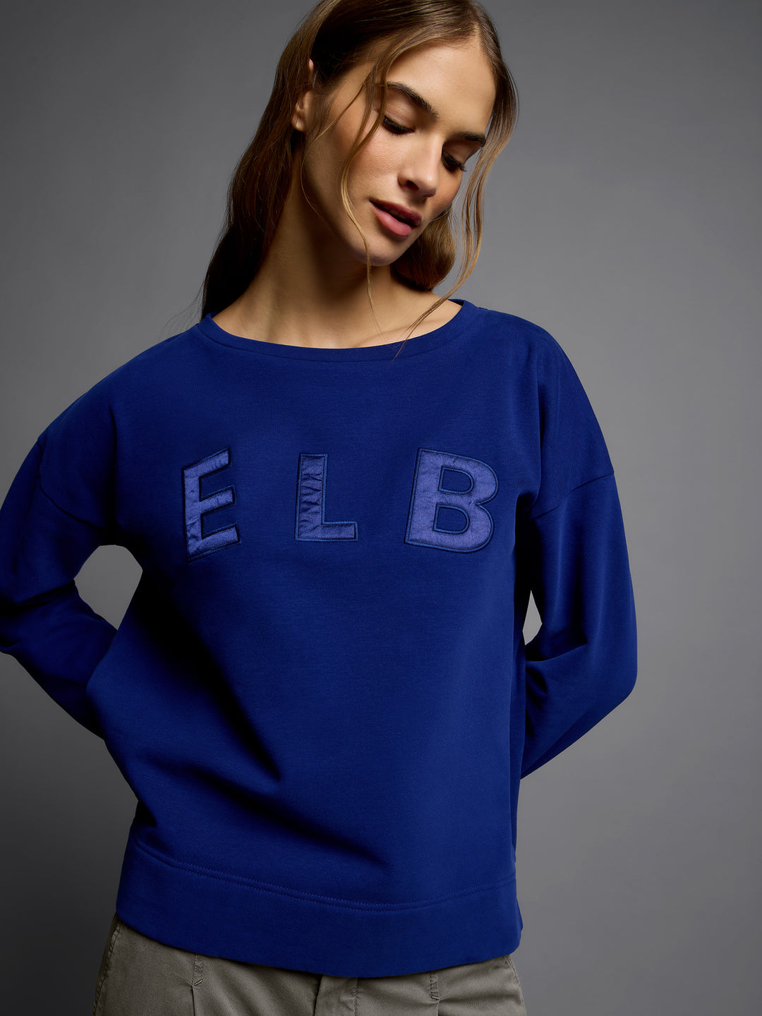 Sweatshirt Aleah Electric Blue