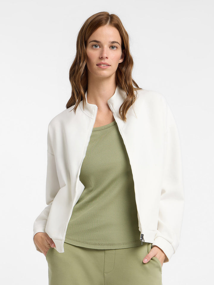 Sweatjacke Jalma Cloud White