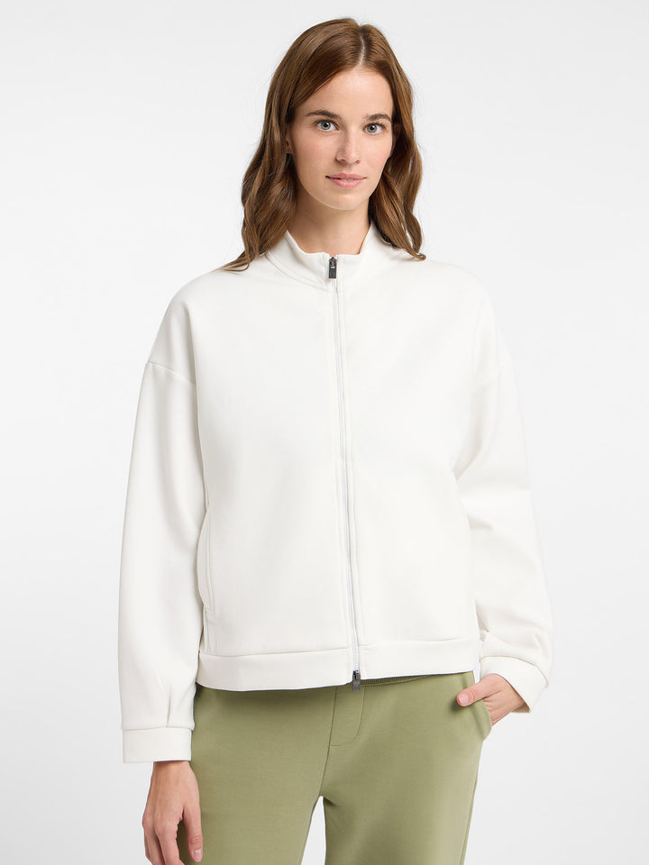 Sweatjacke Jalma Cloud White
