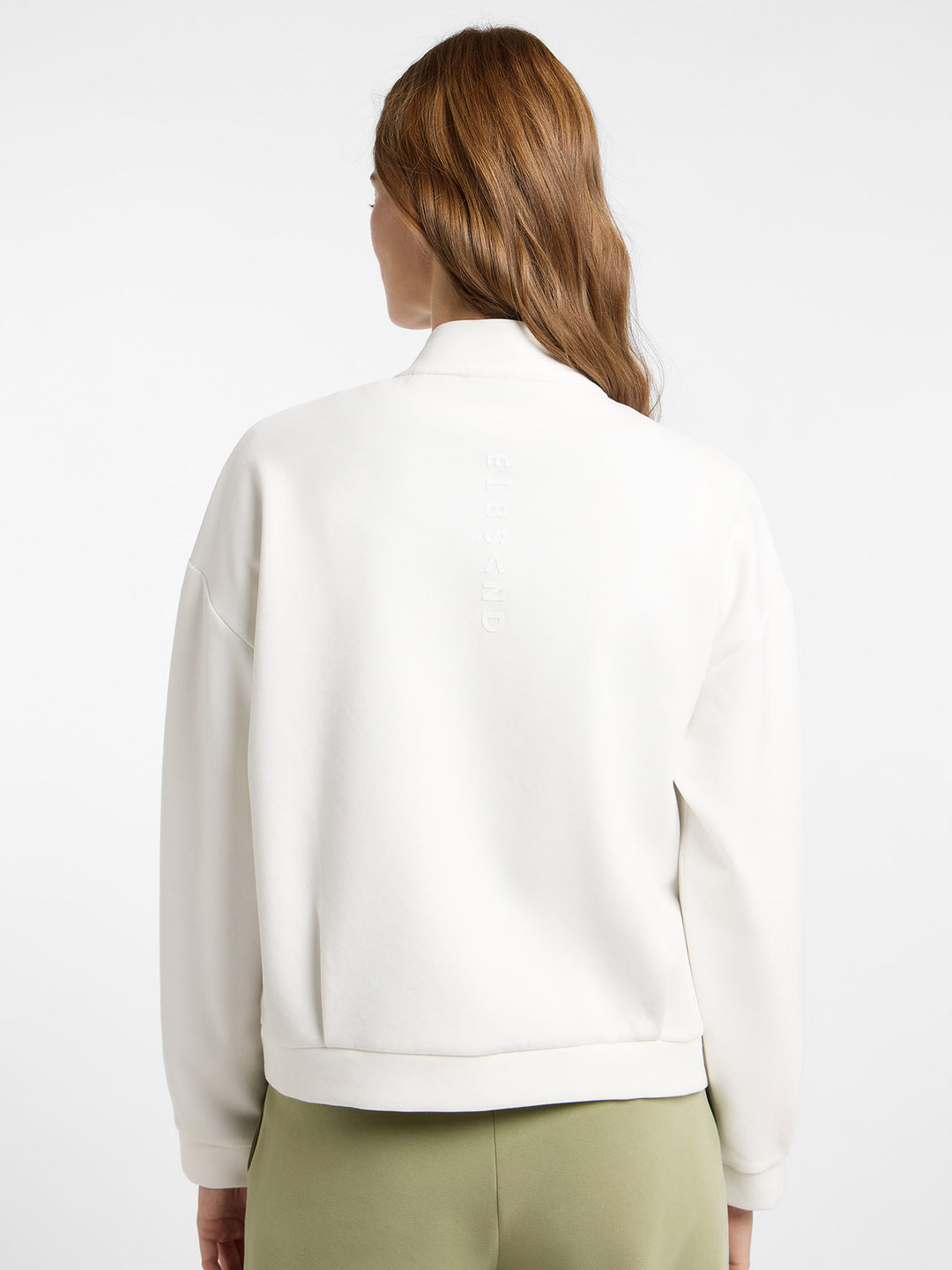 Sweatjacke Jalma Cloud White