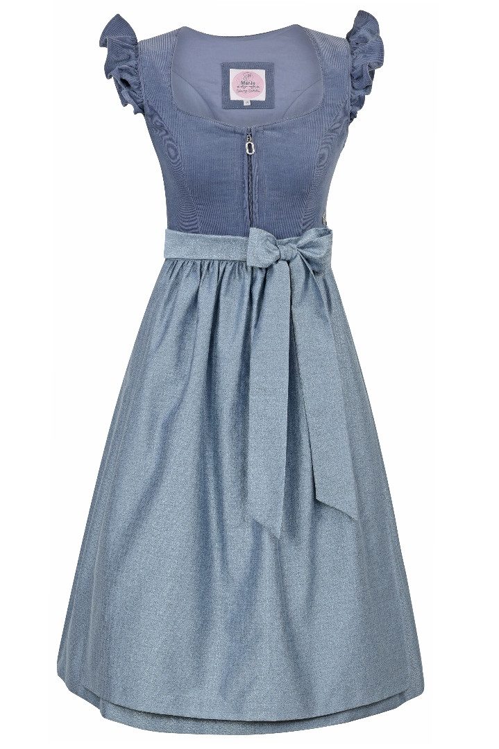 Dirndl Ansfelden Himmelblau 70cm
