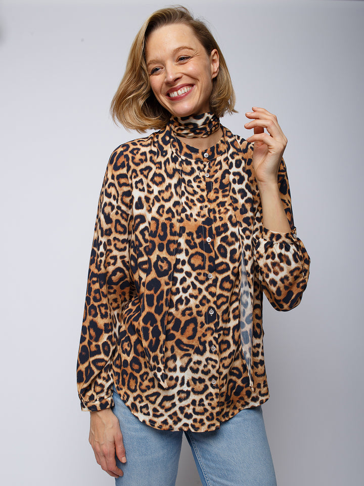 Schluppenbluse Leo