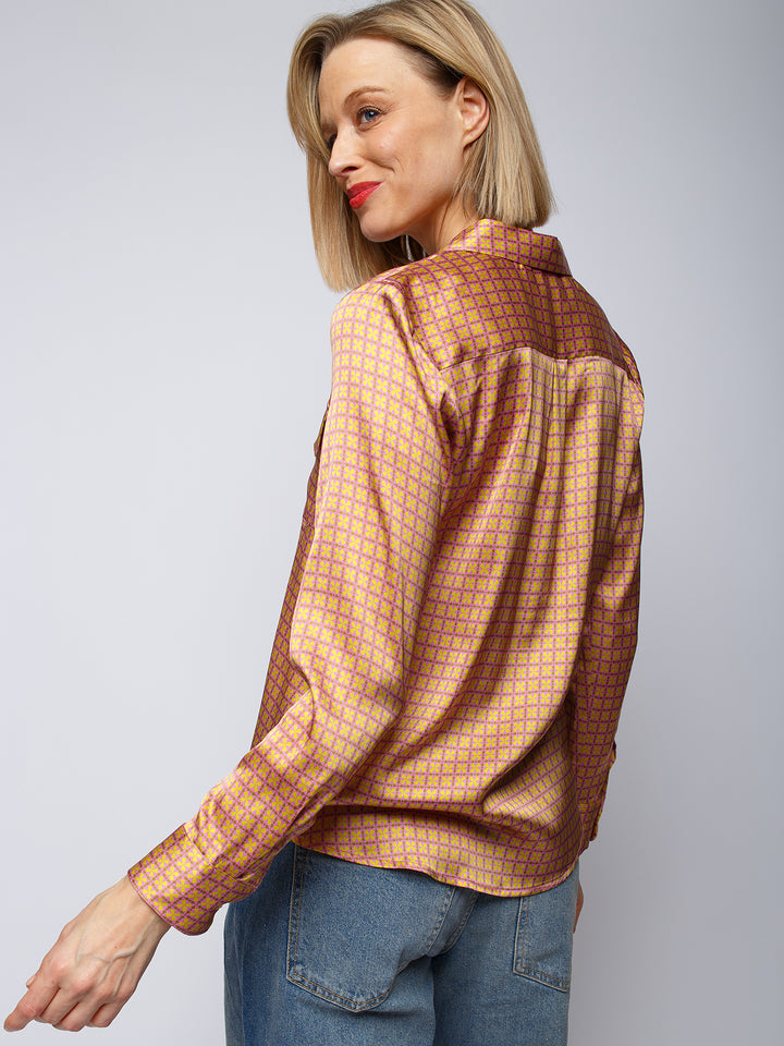 Shirtbluse Minimal Pink
