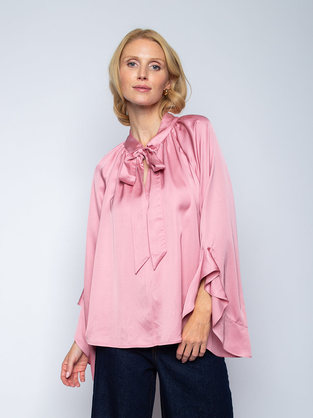 Boho Shirtbluse Schluppe Rosewood
