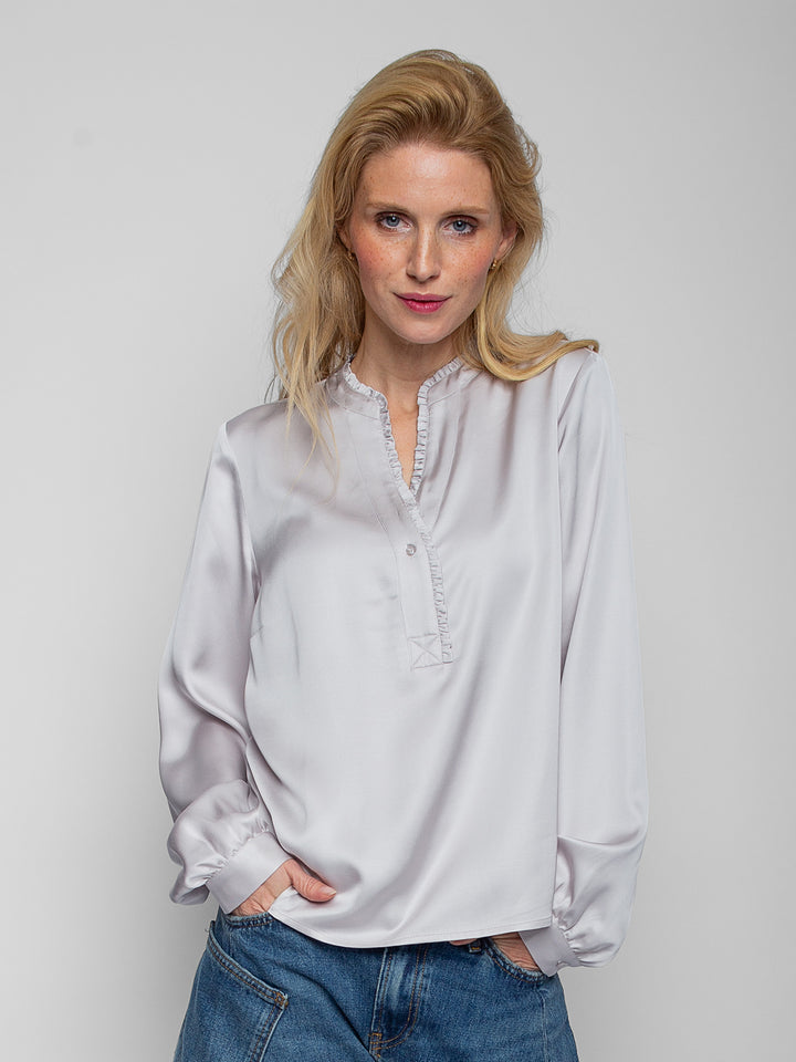 Shirtbluse Dusty Silver