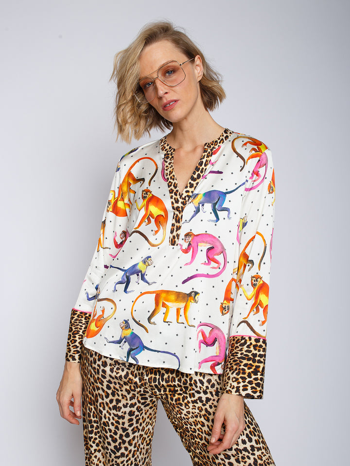 Shirtbluse Multicolour Monkey