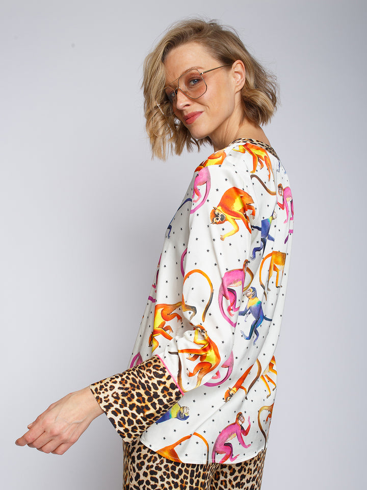Shirtbluse Multicolour Monkey