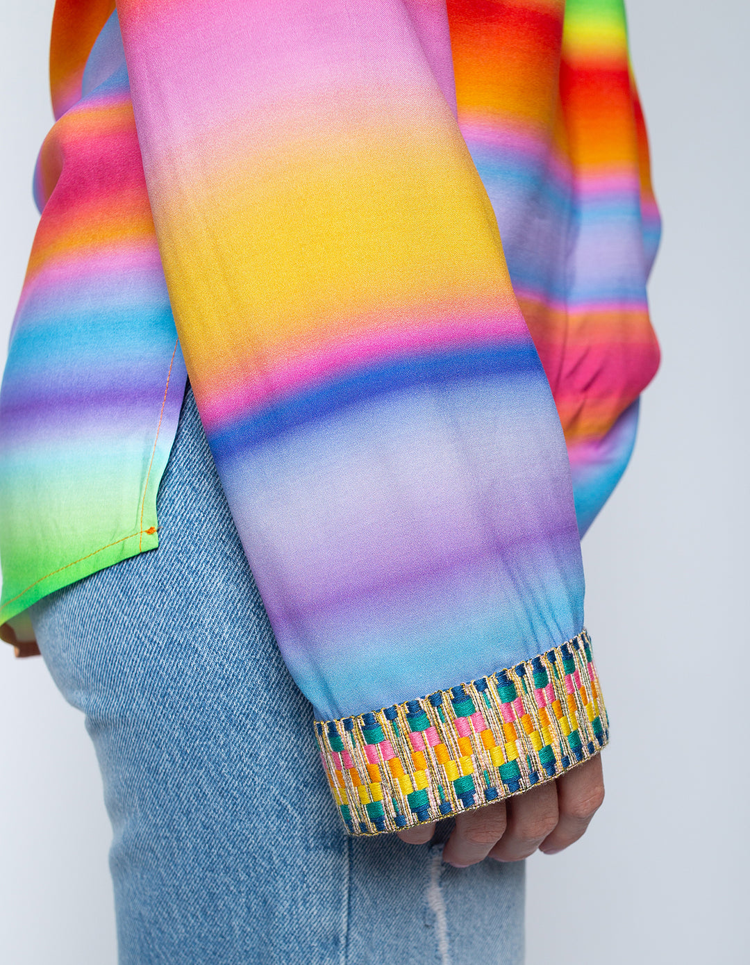 Shirtbluse Multi Stripe