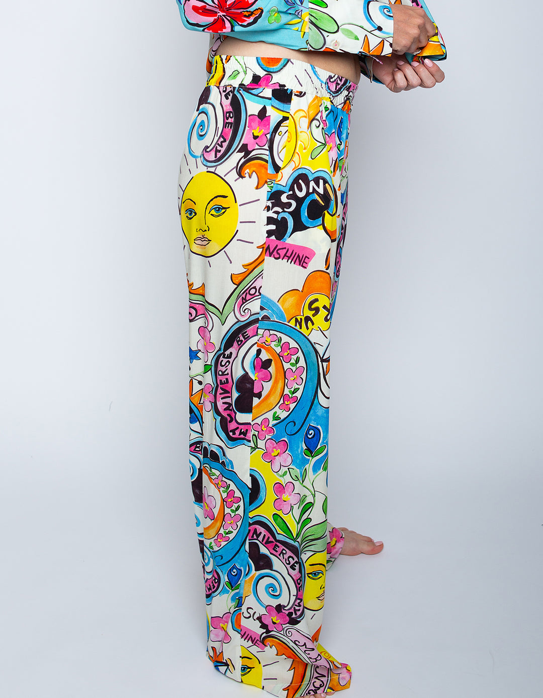 Schlupfhose White Multi Comic