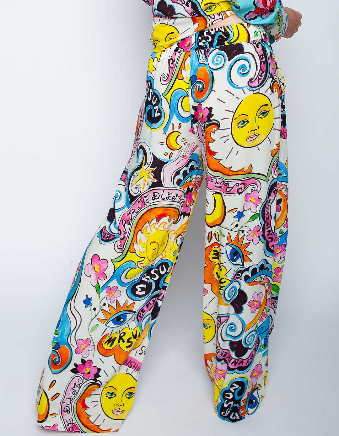 Schlupfhose White Multi Comic