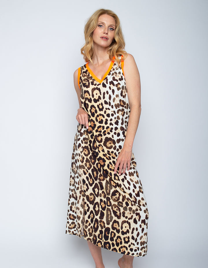 Maxi Shirtkleid Leo