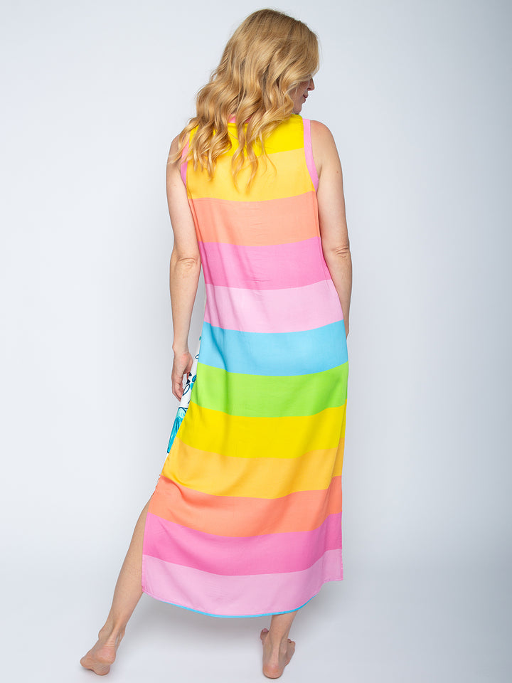Maxikleid Multi Beach Comic