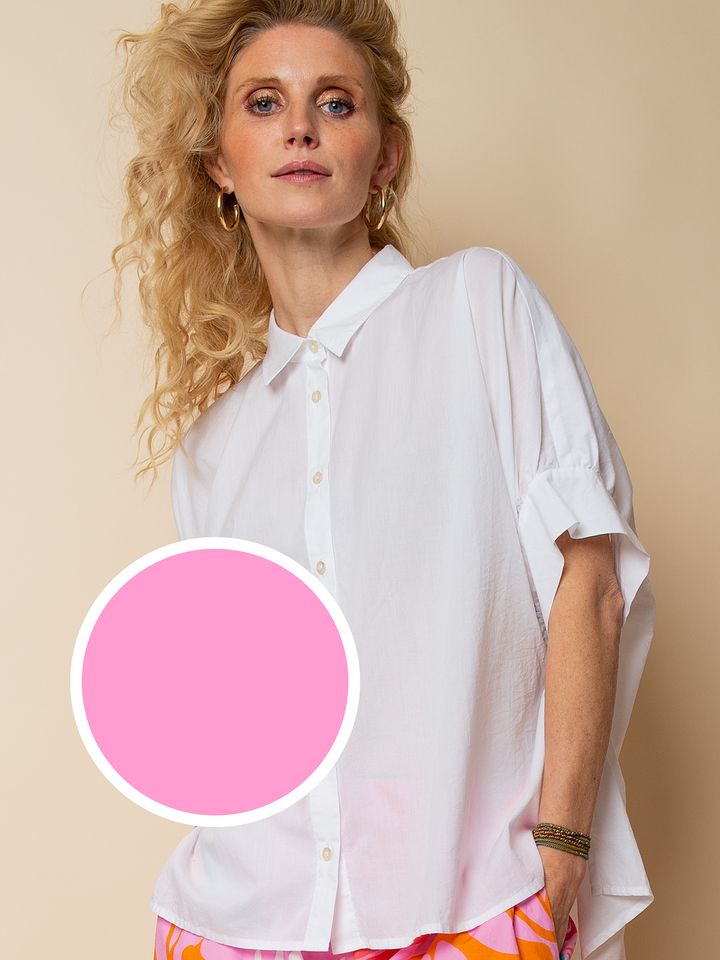 Coole Oversized Bluse Blush