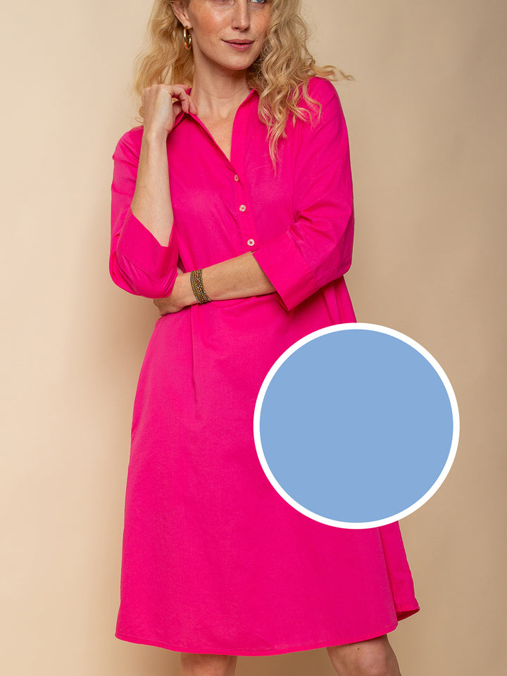 Lässiges Damenkleid Sky Blue
