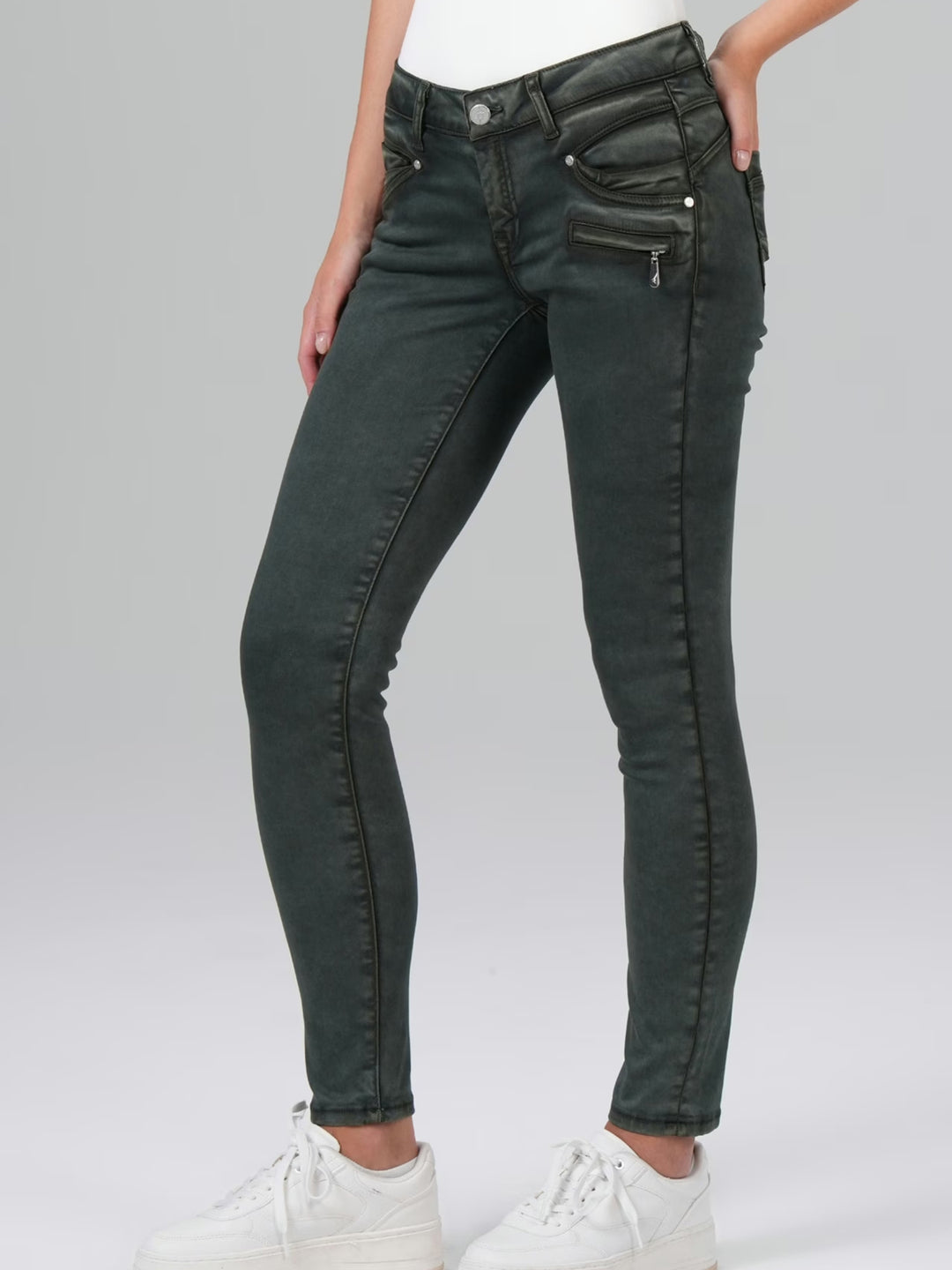 Jeans Suzy Skinny Fit Thyme Green