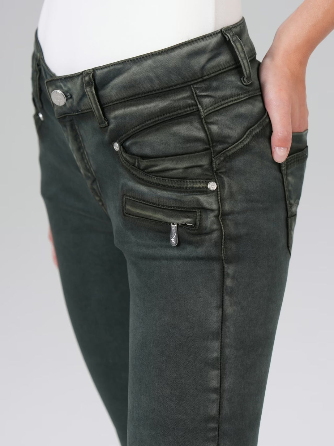 Jeans Suzy Skinny Fit Thyme Green