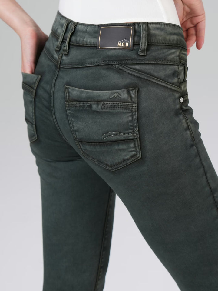Jeans Suzy Skinny Fit Thyme Green