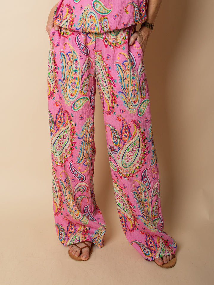 Sommerhose Pink Paisley