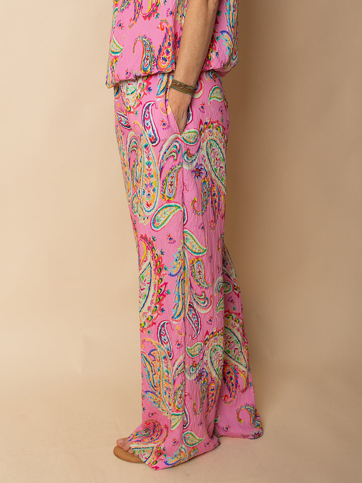 Sommerhose Pink Paisley