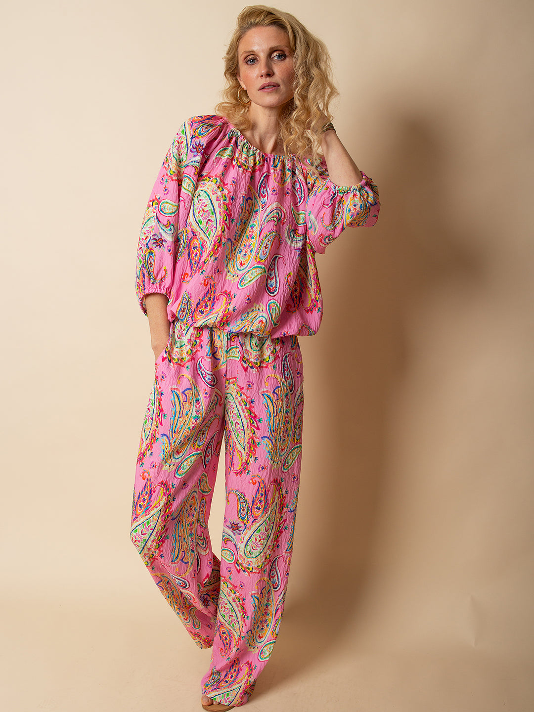 Sommerhose Pink Paisley