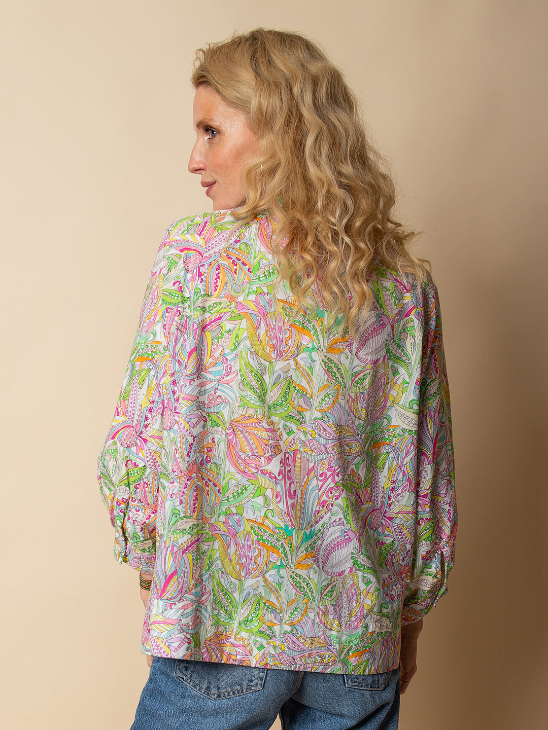 Tunikabluse Multi Flowers