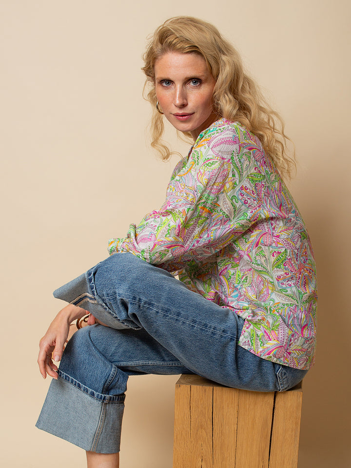 Tunikabluse Multi Flowers